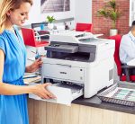 Brother MFC-L3710CW Compact Digital Color All-in-One Printer Providing Laser Printer Quality Results with Wireless, Dash Replenishment Ready, White - Image 6